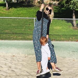 BURU Tie top midi dress, size M/L, EUC